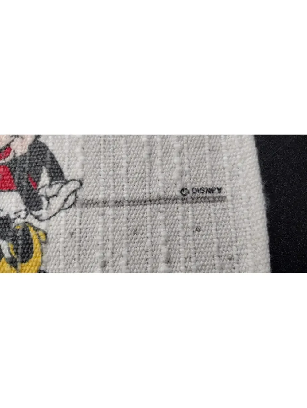 Vintage Mickey Mouse Minnie Hand Towel IN LOVE VERY OLD DISNEY COTTON TOWEL